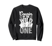Cousin du Sauvage Thème Safari 1er Anniversaire Sweatshirt