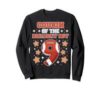 Cousin of The Birthday Boy 9 Football Sports Cool 9ème fête Sweatshirt