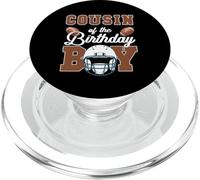 Cousin of The Birthday Boy Football Party Family Matching PopSockets PopGrip pour MagSafe