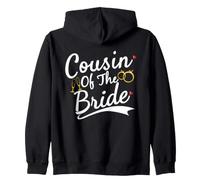 Cousin of The Bride Vintage Wedding Party Bride Crew Sweat à Capuche