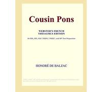Cousin Pons (Webster's French Thesaurus Edition)