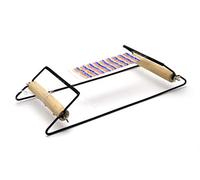 Cousin pour Tisser des Bracelets, Colliers, Porte-clés, Ceintures, décoration, métal, Noir,