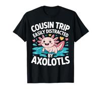 Cousin Trip Axolotl Chemise drôle Facilement distrait Axolotl T-Shirt