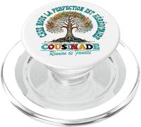 Cousinade Réunion de Famille 2026 Arbre Perfection Hérédité PopSockets PopGrip pour MagSafe