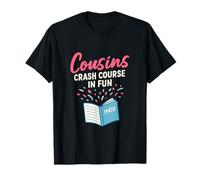 Cousins Crash Course in Fun Math Confettis Graphique T-Shirt