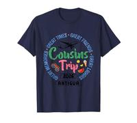 Cousins Trip 2026 Antigua Vacances d'été Souvenirs de Famille T-Shirt