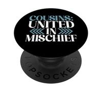 Cousins : United in Mischief Cousin PopSockets PopGrip Adhésif