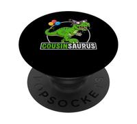 Cousinsaurus Dinosaure T-Rex Drôle Saurus Assorti Famille PopSockets PopGrip Adhésif