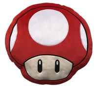 Coussin 3D - MARIO BROS - Champignon - Microfibre - 40 cm