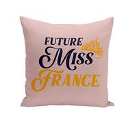 Coussin 40x40 cm Future Miss France Enfant Beauté