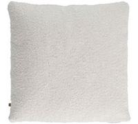 Coussin 40x40cm Tissu Bouclette Crème Déhoussable - IVY - ALTOBUY Blanc G