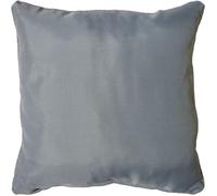 Coussin passepoil 60 x 60 cm polyester uni essentiel Gris
