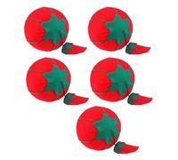 Coussin À Aiguilles En Forme De Tomate, 5 Pièces, Coussinets À Aiguilles, Accessoires De Couture, Machine À Main, Portable, Cadeau Parfait, Artisanat, Bricolage