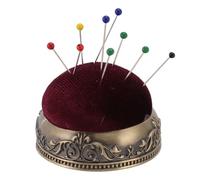 Coussin à épingles Vintage, Base en Métal élastique Doux, Forme Demi-boule, Coussin à Aiguilles Rétro, Matelassage à Coudre avec Boîte D'aiguilles (2)