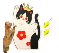 Coussin à gratter pour chat | Planche à gratter verticale autocollante pour chat - Protection de meubles pour animaux de compagnie avec fixation murale pour mouvement contre l'ennui des jeux