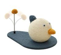 Coussin à griffer pour chaton, griffoir en sisal, jouet à griffer stable et résistant à l'usure en forme de canard pour le confort des animaux domestiques