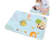 Coussin à langer de voyage, tapis à langer portable de 40 x 60 cm pour bébé | Matelas à langer portable imperméable, respirant et lavable pour bébé