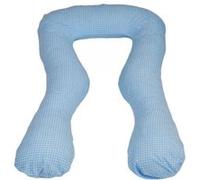 Coussin Usages Multiples Bleu Carreaux