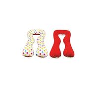 Coussin Usages Multiples Boules Couleurs De Printemps Fond Rouge