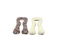 Coussin Usages Multiples Dessin Floral Sombre Crme