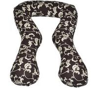 Coussin Usages Multiples Dessin Floral Sombre