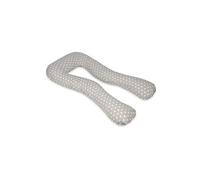 coussin à usages multiples étoiles blanches sur fond gris