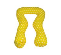 coussin à usages multiples pois de jaune
