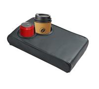 Coussin accoudoir de voiture - 13.78x8.27x2.56 pouces Boîte de rangement Console support de tasse pour le coude, support confortable avec organisateur supplémentaire, coussinets d'accoudoirs pour inté