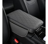 Coussin Accoudoir Voiture pour Chevrolet Camaro SS 2010-2015, Voiture Accoudoir Pad Imperméable Anti-Rayures Housse D'accoudoir pour Console Centrale,B/Grey