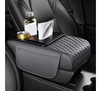 Coussin Accoudoir Voiture pour Dodge Daytona Caliber,Housse de Boîte de Console Centrale Respirante,Anti-Rayures,Grey