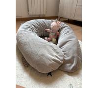 Coussin allaitement XL Gris 205 cm velours