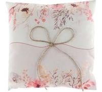 coussin alliances coton amour floral 18cm blanc - générique 8338 0-25 Blanc G