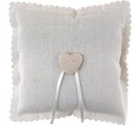 Santex - Coussin alliances C UR - 15x15 cm - Blanc