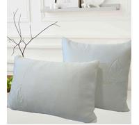 Coussin - Aloe Vera - 40 x 60 cm - Mémoire de forme - Anti-acariens - Déhoussable