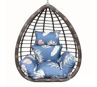 Coussin Amovible avec Attaches for hamac Garden Cocoon Egg, Rouge(Leaf 2)