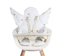 Childhome, Coussin Réducteur Universel Compatible Chaise Haute, Transat, Siège Auto, Poussette, Ouvertures pour Passer Harnais de Sécurité, 100% Coton, gold heart