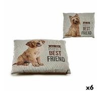 Coussin animaux domestiques chien 47 x 11 x 61 cm (6 pièces)