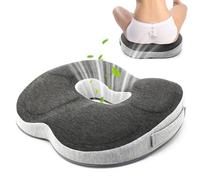 Coussin Anti-escarres pour Chaise, Donut Coussin orthopédique, Efficace pour apaiser Les hémorroïdes, pour Fauteuil Roulant Siège de Voiture Bureau Extérieur