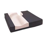 coussin anti-escarres viscoélastique anatomique. Housse de PU antidérapant