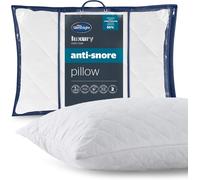 Coussin Anti-Ronflement Rembourré De Luxe : Mousse Profilée Positionnant La Tête Pour Réduire Le Volume Du Ronflement Avec Housse Luxueuse Et Fibres Dupont, Hypoallergénique
