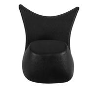Coussin Antidérapant Cervical en Silicone Noir pour Bac à Shampoing