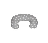 Coussin appui-tête pois de gris
