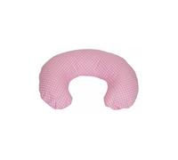 Coussin appui-tête rose à carreaux