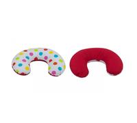 Coussin Appui-Tte Boules Couleurs De Printemps Fond Rouge