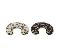 Coussin Appui-Tte Dessin Floral Sombre - Dessin Floral Clair