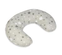 Coussin Appui-Tte Etoiles Girses Et Blanches Sur Fond Gris