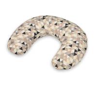 Coussin Appui-Tte Triangles Beiges