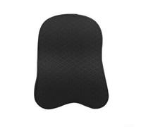 Coussin appuie-tête de siège de voiture avec support de cou en mousse à mémoire de forme pour voyager confortablement en voiture, avion, train et bus - Housse en polyester noir