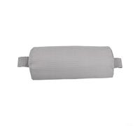 Coussin appuie-tête pour chaise de jardin avec tissu d'espacement 3D et support éponge, housse amovible, gris/café, 35 x 6 x 15 cm (gris)