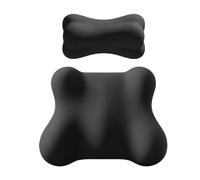 Coussin Auto De Soutien Cervical Et Lombaire,Accessoires Ergonomiques pour la Conduite - Ensemble Appuie-Tête Et Coussin Lombaire Pour Auto - Pour Conducteurs Chaise De Bureau Canapé Voyage Fauteuil R